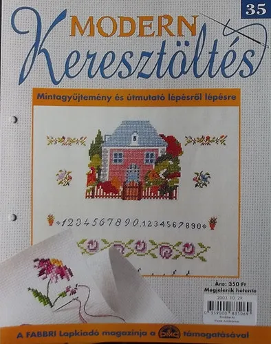 Akciós ár Modern Keresztöltés 35. - Mintagyűjtemény és útmutató lépésről lépésre