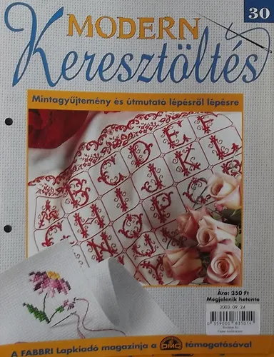 Vedd meg most Modern Keresztöltés 30. - Mintagyűjtemény és útmutató lépésről lépésre