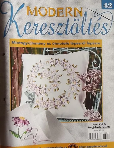 Akció Modern Keresztöltés 42. - Mintagyűjtemény és útmutató lépésről lépésre
