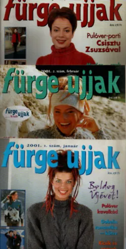 Prémium Fürge ujjak 2001/1-12. szám. teljes évfolyam. - (10 db, a 4. szám hiányzik.) - a 11-12. szám egy kötetben van.