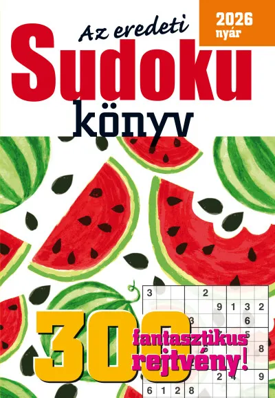 Ne maradj le Az eredeti Sudoku KÖNYV 2026 nyár