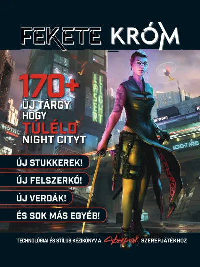 Fekete Króm - Technológiai és stílus kézikönyv a Cyberpunk Red szerepjátékhoz Kedvezményes ár