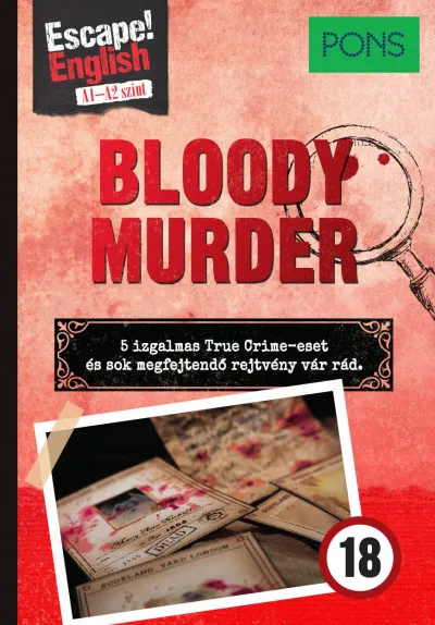 PONS Escape! English - Bloody Murder - Valódi bűnesetek és talányos szabadulós rejtvények angolul Legnépszerűbb