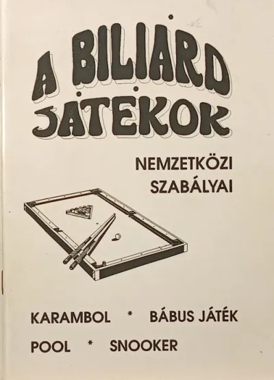 A biliárdjátékok nemzetközi szabályai Olcsó