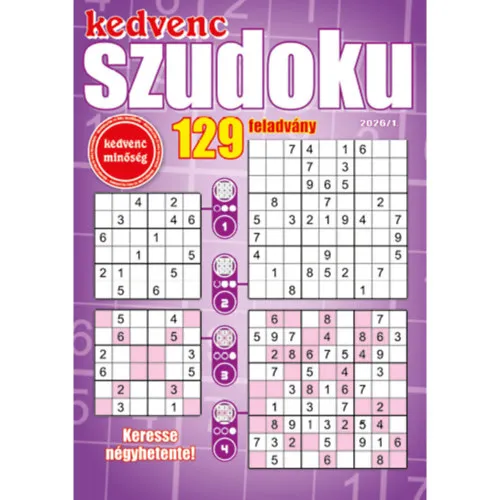 Kedvezmény Kedvenc Szudoku 2026/1