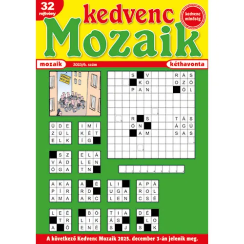 Utolsó esély Kedvenc Mozaik 2025/06