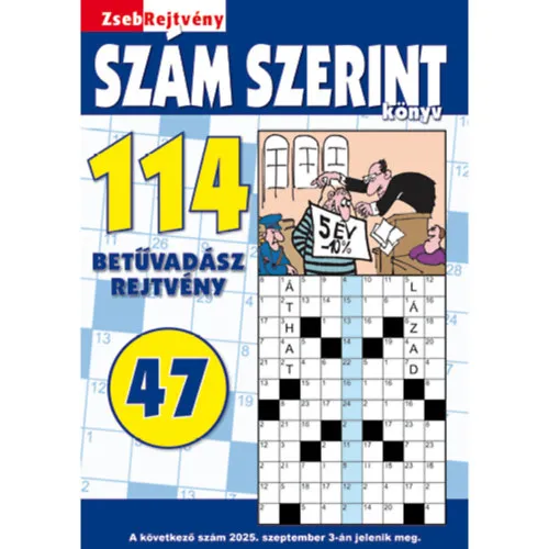 Árengedmény ZsebRejtvény Szám szerint könyv 47.