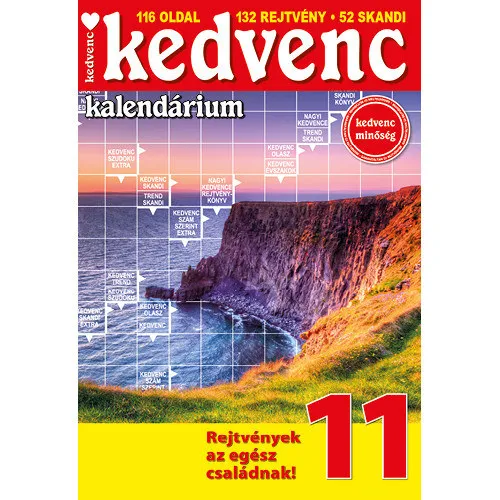 Utolsó esély Kedvenc Kalendárium 2025/11