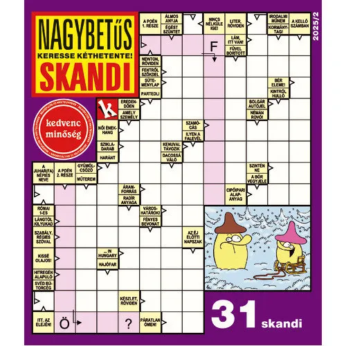 Gyors kiszállítás Nagybetűs Skandi 2025/2