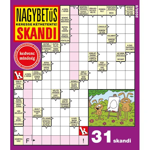 Nagybetűs Skandi 2025/8 Kedvezményes ár