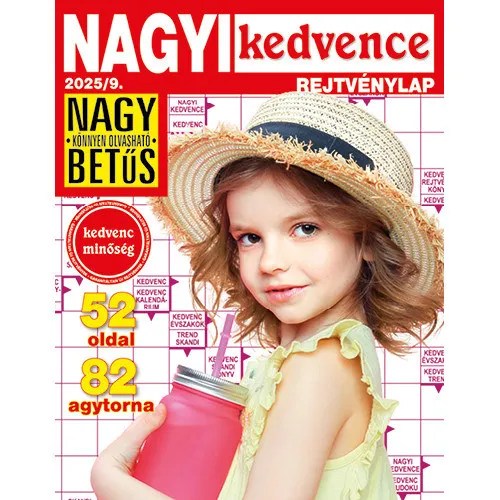 Szuper ajánlat Nagyi kedvence rejtvénylap 2025/9