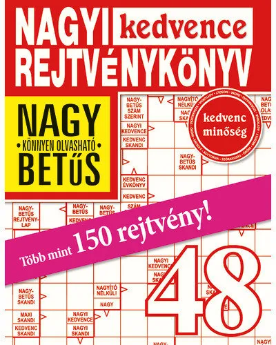 Ne maradj le Nagyi Kedvence Rejtvénykönyv 48
