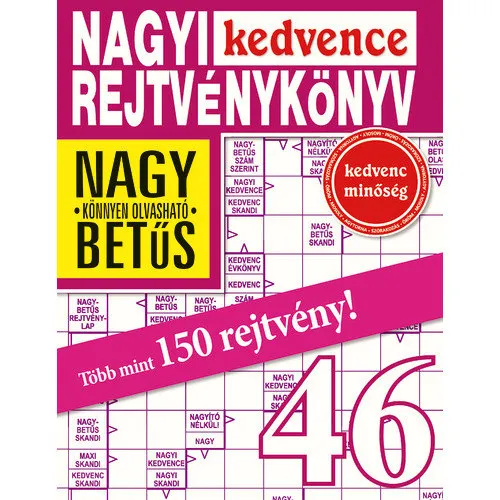 Nagyi Kedvence Rejtvénykönyv 46. Ne maradj le