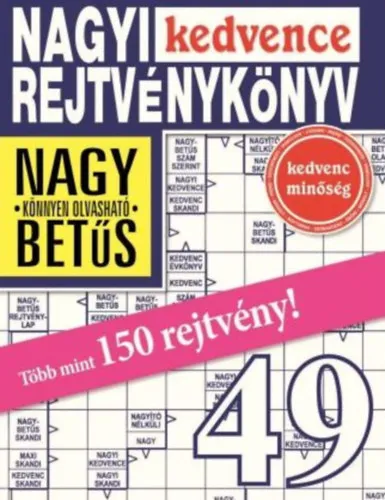 Nagyi Kedvence Rejtvénykönyv 49 Biztonságos fizetés