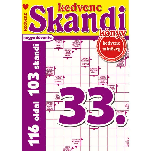 Expressz szállítás Kedvenc Skandi Könyv 33.