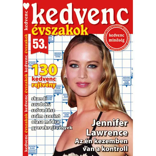 Gyors kiszállítás Kedvenc évszakok 53. (Rejtvénykönyv)