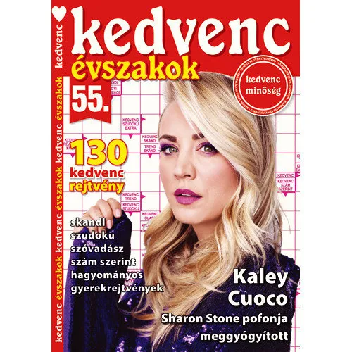Akciós ár Kedvenc évszakok 55. (Rejtvénykönyv)