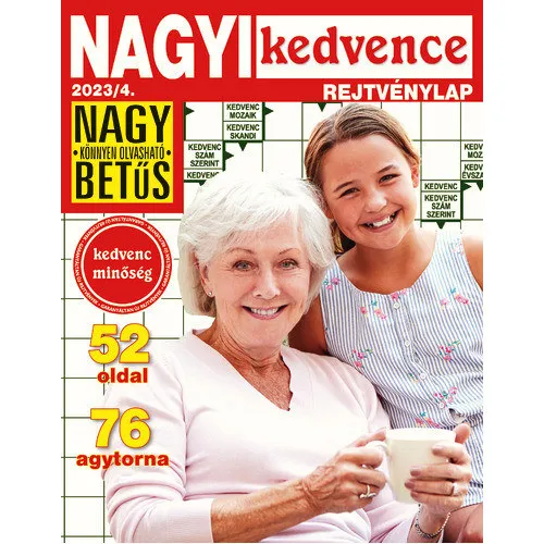 Nagyi kedvence rejtvénylap 2023/04 Biztonságos fizetés