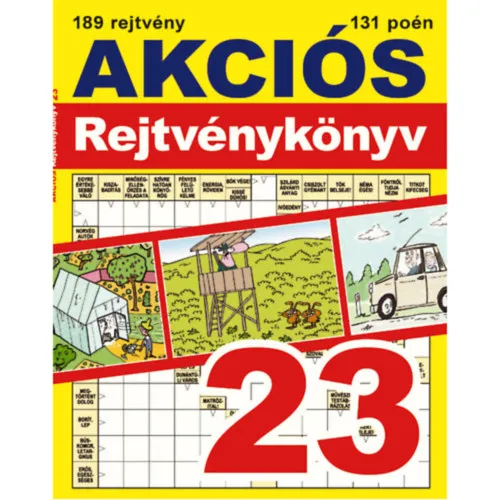 Exkluzív ajánlat Akciós Rejtvénykönyv 23.