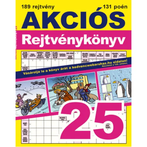 Akciós Rejtvénykönyv 25. Korlátozott ajánlat