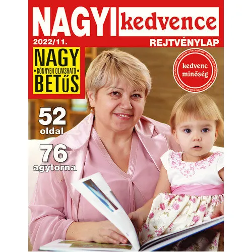 Nagyi kedvence rejtvénylap 2022/11 Exkluzív ajánlat