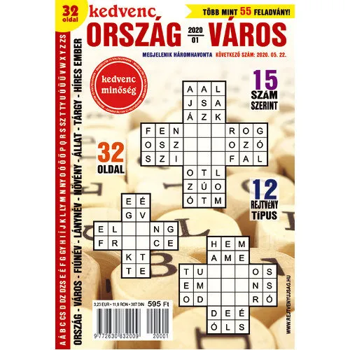 Kedvenc Ország Város 2020/1 Vásárlói kedvenc