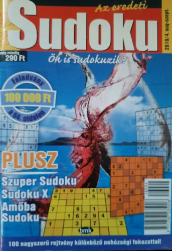 Az eredeti SUDOKU (2016/4) Olcsó