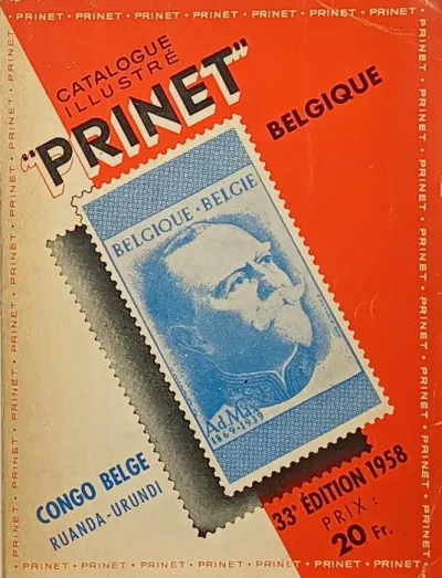 Catalogue illustré "Printet" - Belgique - Congo Belge - Ruanda-Urundi Prémium