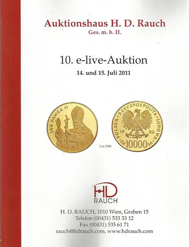 Auktionshaus H.D. Rauch - 10. e-live Auktion 2011 Különleges ajánlat