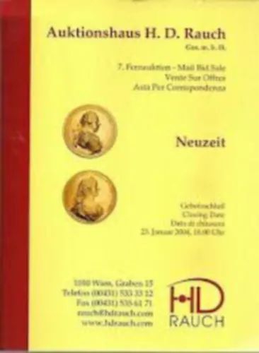 Auktionshaus H.D. Rauch 6. Fernauktion - Neuzeit Exkluzív ajánlat