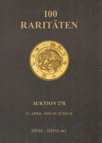 Árcsökkenés 100 Raritäten - Auktion 278
