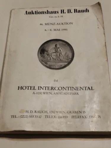 Azonnal elérhető Auktionhaus H.D.Rauch 46.Münz-auktion 1991