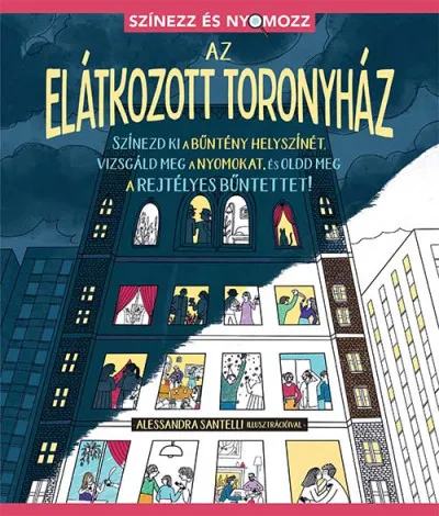 Színezz és nyomozz - Az Elátkozott Toronyház Expressz kézbesítés