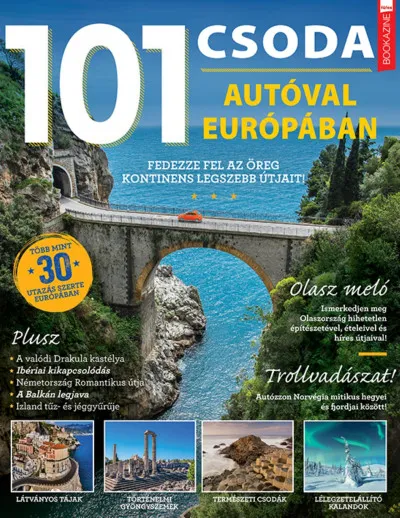 Outlet Füles Bookazine - 101 csoda - Autóval Európában - Fedezze fel az öreg kontinens legszebb útjait