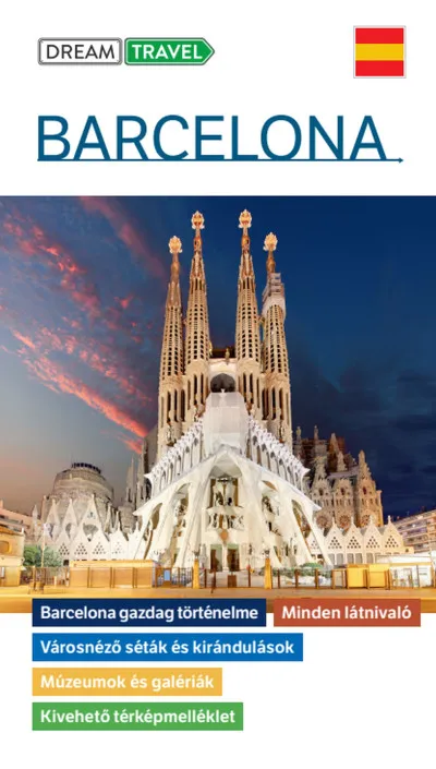Kedvezményes ár Barcelona útikönyv - kivehető térképmelléklettel