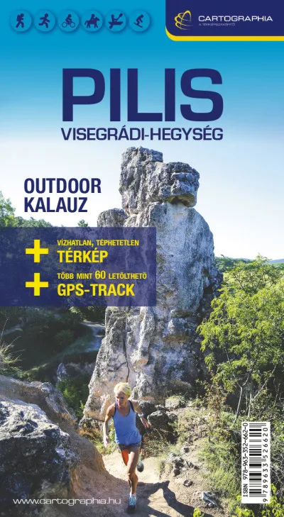 Pilis, Visegrádi-hegység 4in1 outdoor kalauz + turista- kerékpáros- és lovas térkép - 1:40 000 Biztonságos fizetés