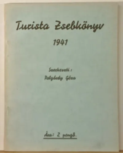 Bestseller Turista Zsebkönyv 1941