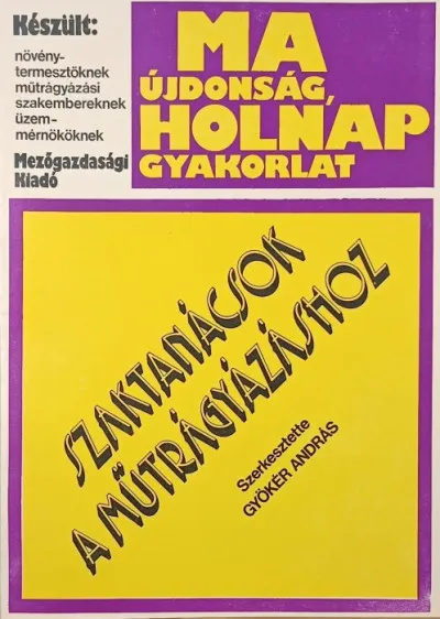 Szaktanácsok a műtrágyázáshoz Kiárusítás