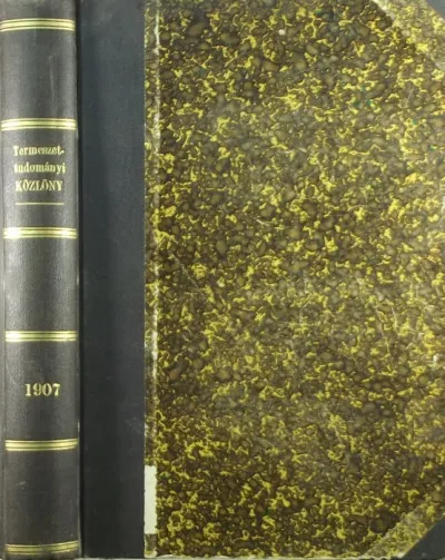 Biztonságos vásárlás Természettudományi Közlöny 1907