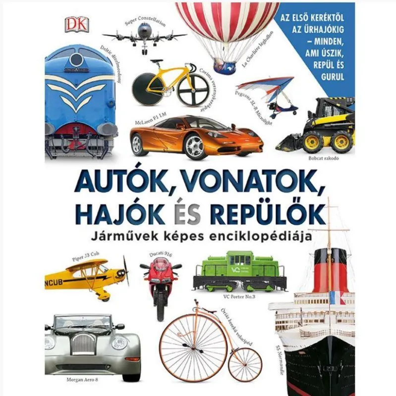 Kihagyhatatlan ajánlat AUTÓK, VONATOK, HAJÓK ÉS REPÜLŐK - JÁRMŰVEK KÉPES LEXIKONA