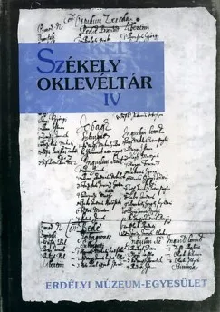 Székely Oklevéltár IV. - Székely-népösszeírások 1575-1627 Nézd meg most
