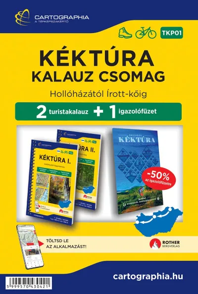 Kéktúra Kalauz csomag - Hollóházától Írott-kőig Outlet