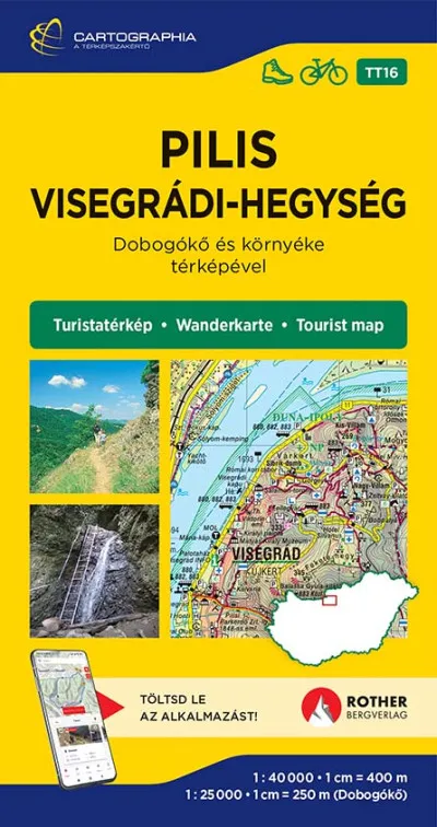 Pilis és Visegrádi-hegység turistatérkép - 1:40 000 - Dobogókő és környéke térképével - 1:25 000 Szezonális akció
