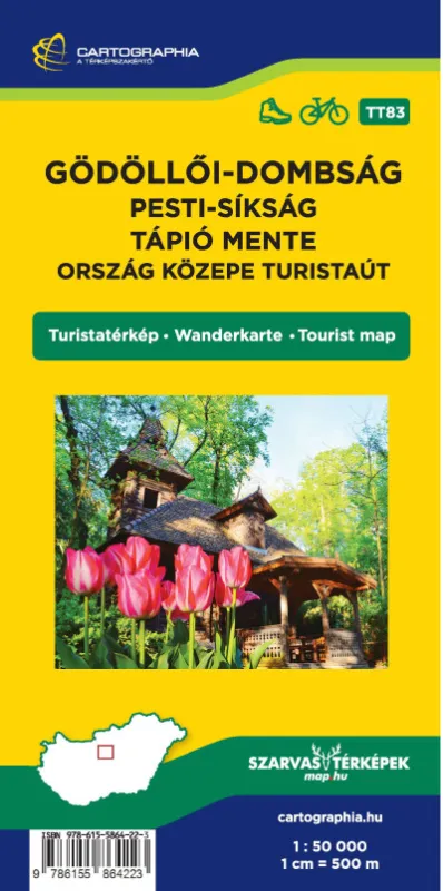 Azonnali szállítás Gödöllői-dombság turistatérkép