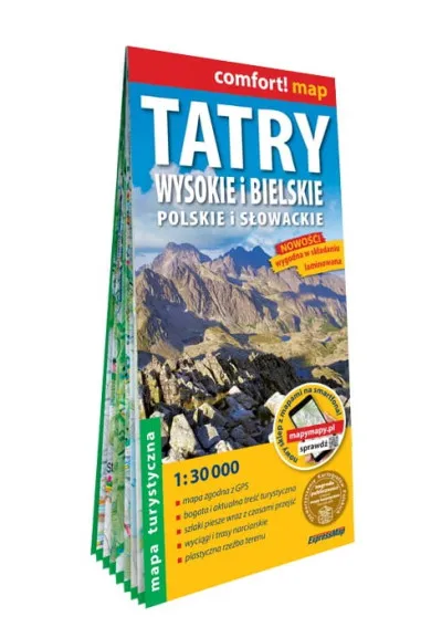 Magas-Tátra (Wysokie) turistatérkép (Expressmap) Gyors kiszállítás