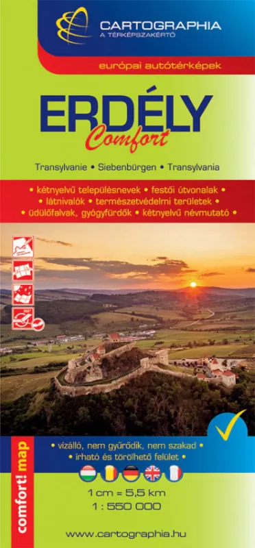 Erdély Comfort térkép Alacsony ár