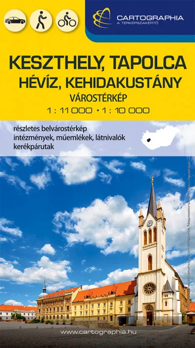Akciós ár Keszthely, Tapolca, Hévíz, Kehidakustány várostérkép