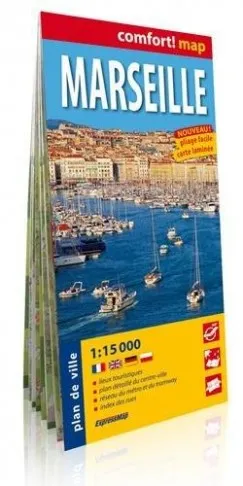 Biztonságos fizetés Marseille Comfort várostérkép - 1:15 000