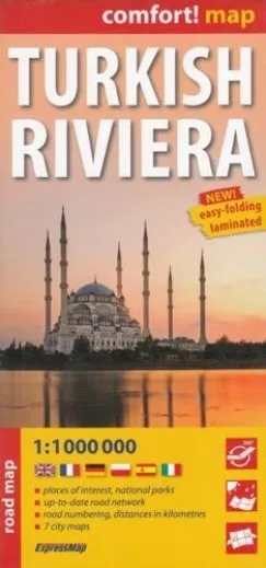 Bestseller Turkish Riviera - Török Riviéra Comfort térkép 2015 Expressmap