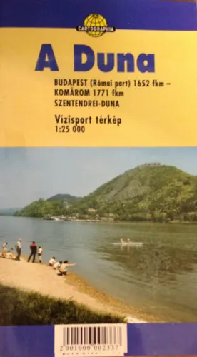 Kiárusítás A Duna (Budapest - Komárom - Szentendrei-Duna)- Vizisport térkép